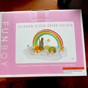 Rainbow pool drink holder